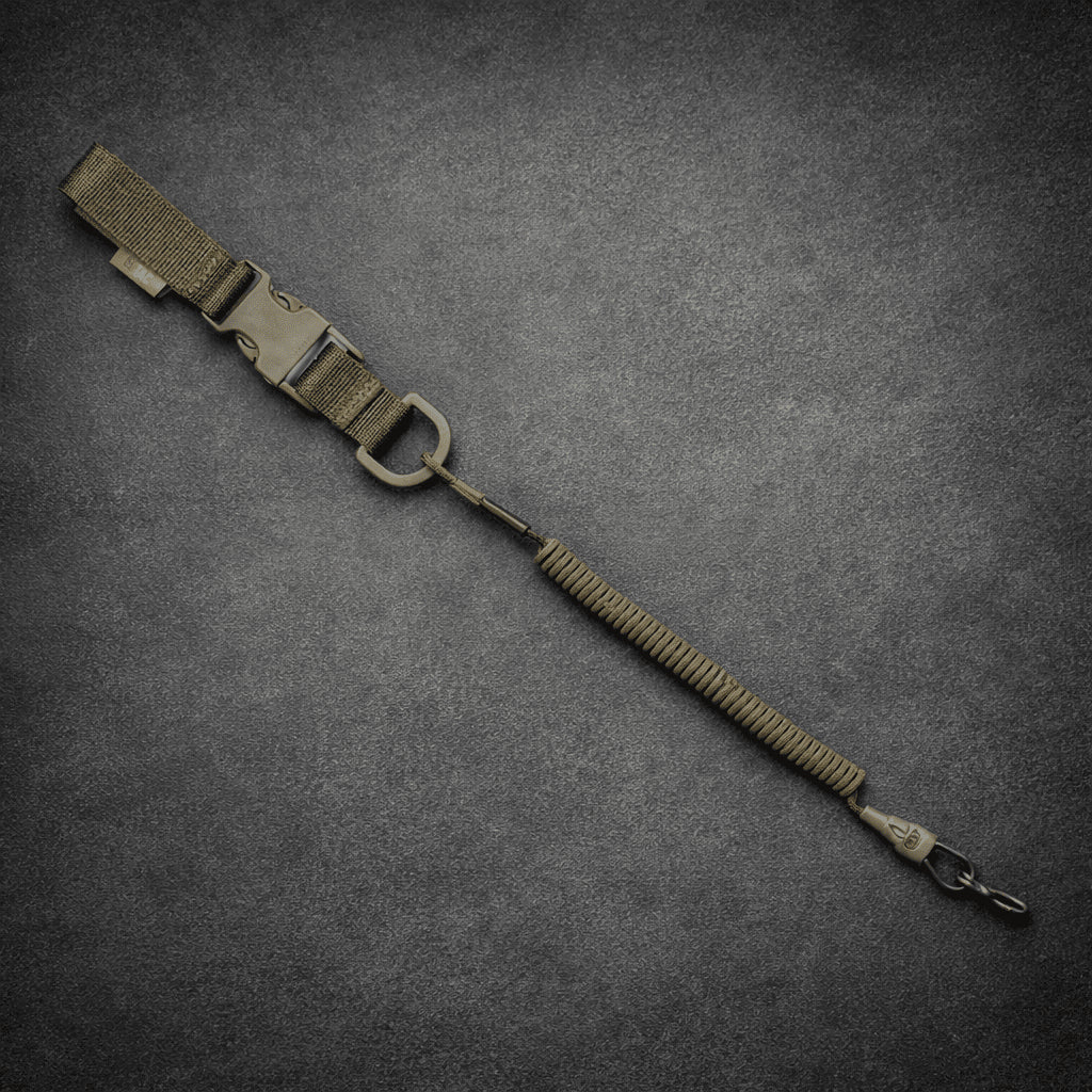 M-TAC Tactical Safety Cord Lite Carbine Lanyard Retention D-Ring Fastex Olive