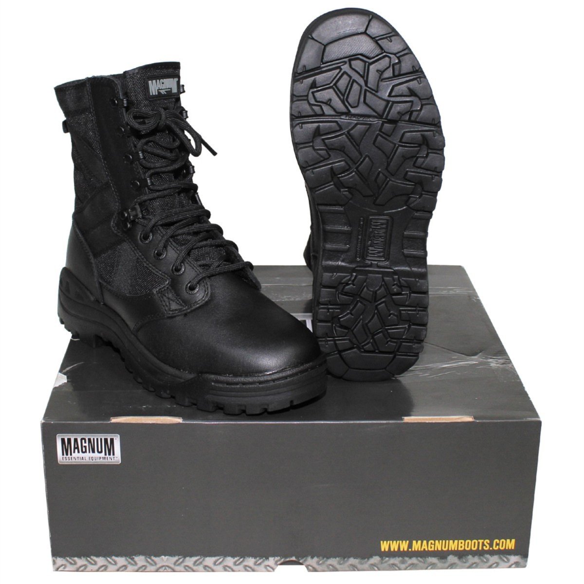 Magnum Scorpion Tactical Boots Quick Drying Breathable Eyeley Lacing Black