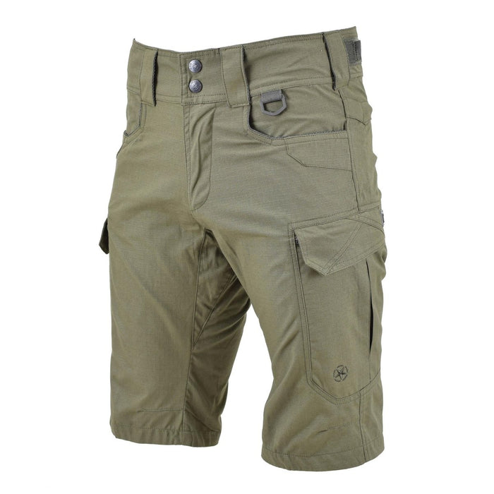 MFH Brand Military style shorts bermuda sturdy cotton ripstop olive uniform NEW - GoMilitar