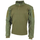 MFH Brand U.S. Military style shirts combat long sleeves BDU tactical olive NEW - GoMilitar