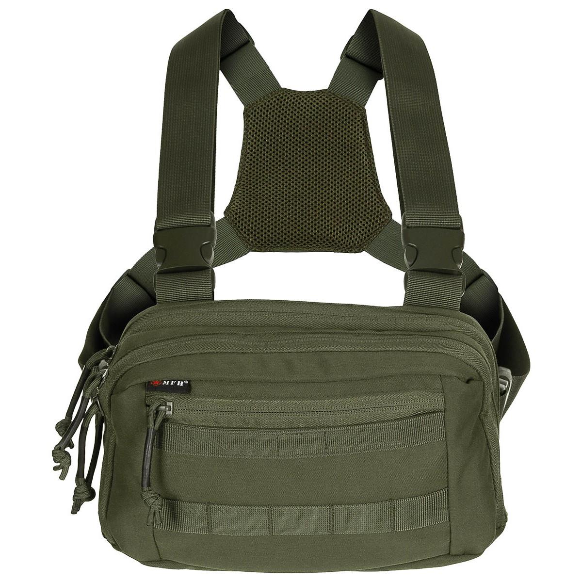 MFH Chest Pack Recon Tactical Chest Bag Molle Organizer System Multicolor