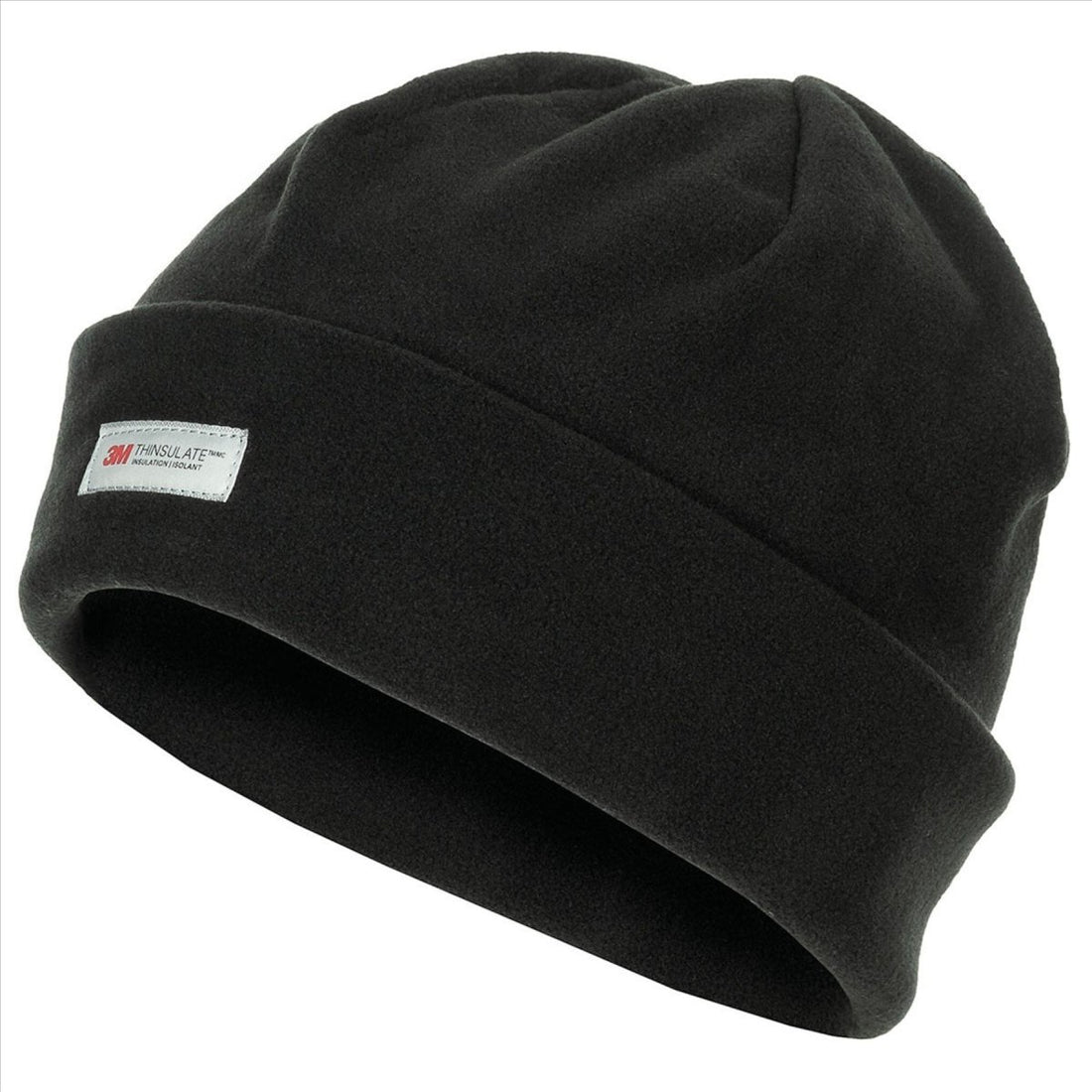 MFH Military Fleece Beanie Hat Thinsulate Insulated Cold Weather Black