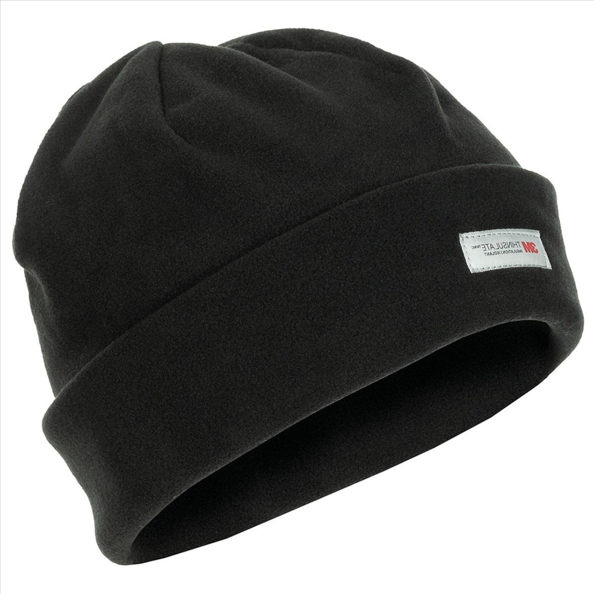 MFH Military Fleece Beanie Hat Thinsulate Insulated Cold Weather Black
