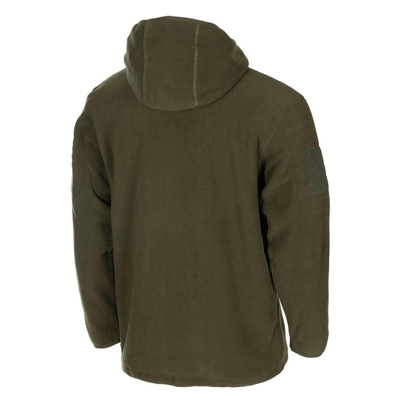 MFH military style olive hoodie fleece jacket tactical army full zip hiking NEW - GoMilitar