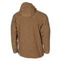 MFH military style tan tactical hooded fleece jacket outdoor hiking full zip NEW