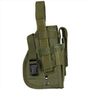 MFH Pistol Holster Right Handed MOLLE Fastening Loop Hook and Loop Closure
