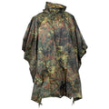 MFH Poncho Adjustable Hood Waterproof Windproof RipStop Fabric Seams Welded