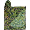 MFH Poncho Tent Hooded PU Coated Rip Stop Material Lightweight M05 Camouflage