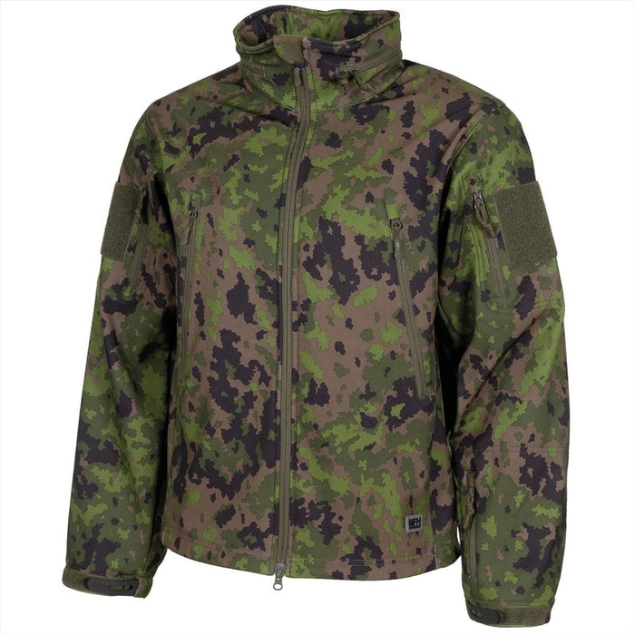 MFH Scorpion Softshell Jacket Water Repellent Windproof Breathable M05 Camo - GoMilitar