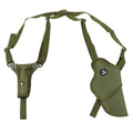 MFH Shoulder Holster Right Handed Adjustable Fit Mag Pouch Double Safety Catch