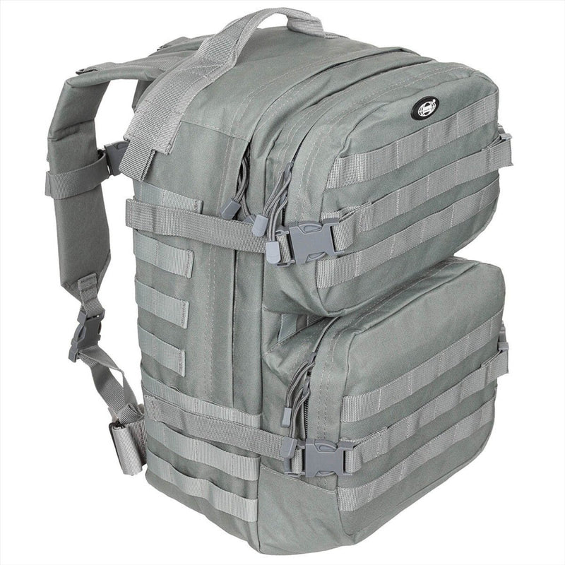 MFH US Assault II Tactical Backpack 40L Ergonomic MOLLE System Hydration Ready