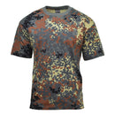 MFH U.S. military-style sportswear T-shirts BW camouflage lightweight breathable - GoMilitar