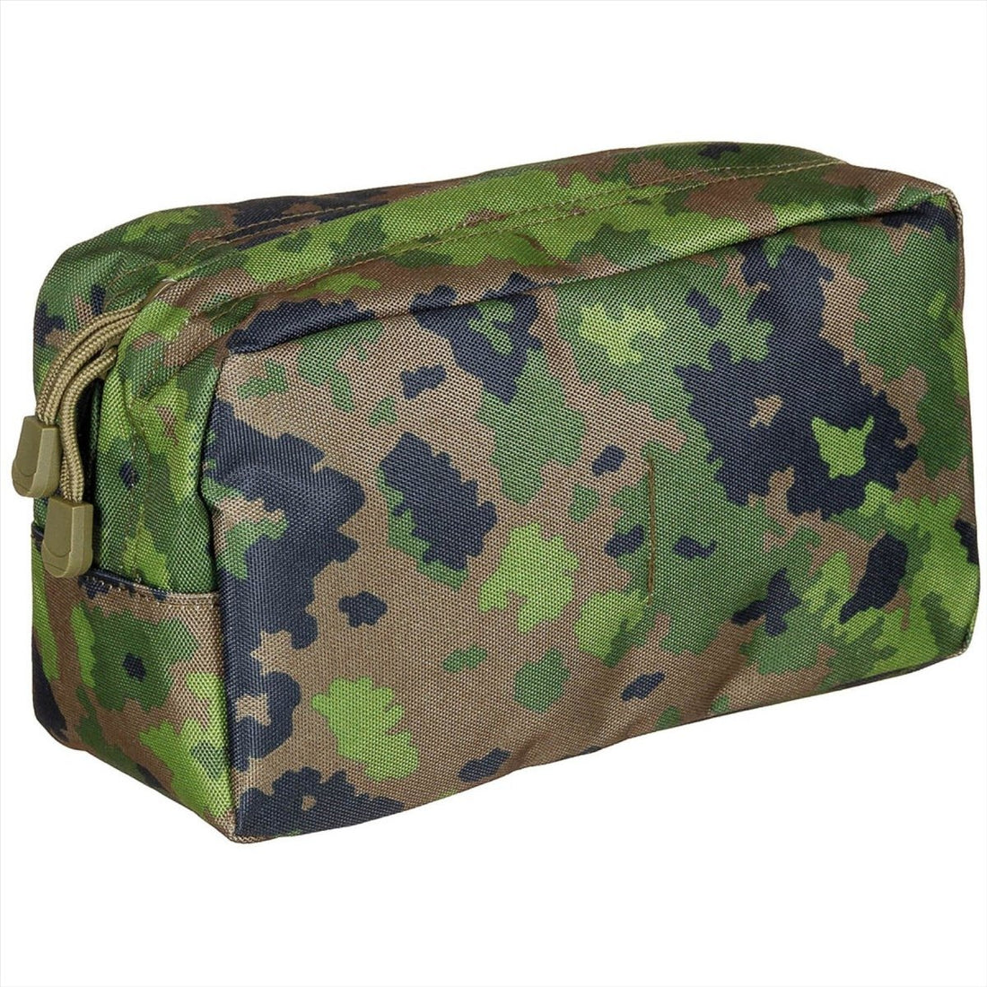 MFH Utility Pouch Large 2 Way Zip MOLLE Fastening Straps M05 Camouflage