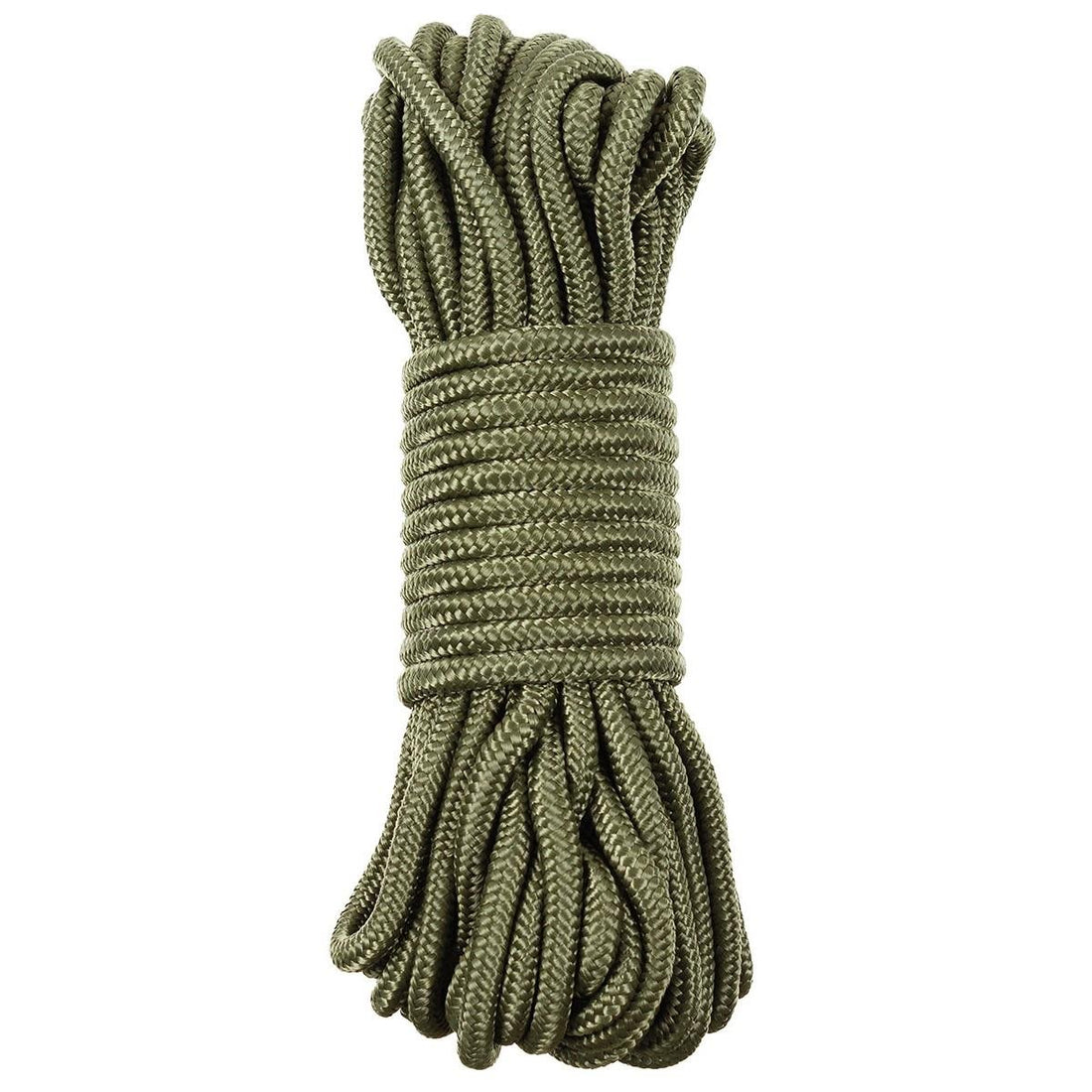 MFH Utility Rope 5mm-7mm 15m Durable Polypropylene Outdoor Cord OD Green