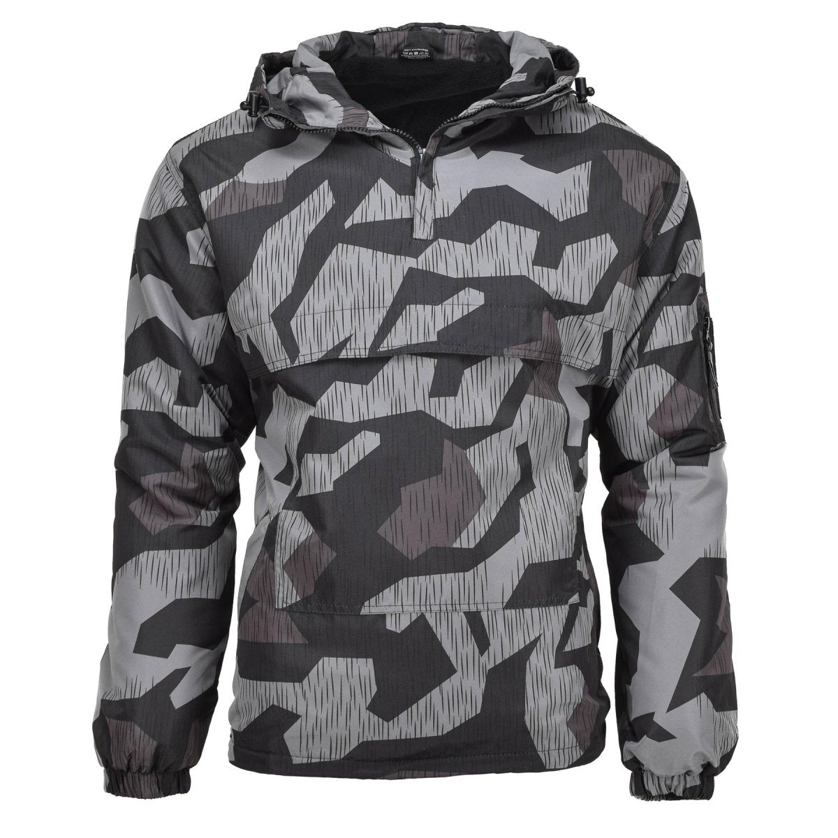 MIL-TEC Anorak jacket splinter night camouflage windproof hooded warm sportswear