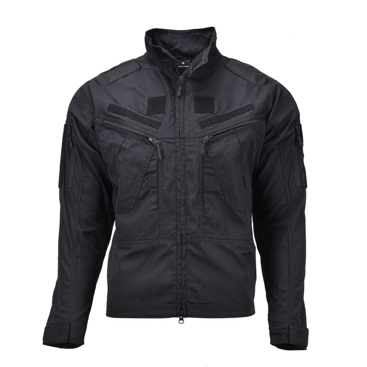 Mil-Tec Brand Army style black chimera jacket ripstop narrow fit military shirts