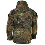 Mil-Tec Brand Jacket RipStop Smock German army Flecktarn Camo Parka Men's wear