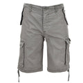 Mil-Tec Brand Military style olive prewashed moleskin paratrooper cargo shorts
