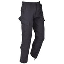 Mil-Tec Brand U.S. Army style black cargo trousers combat uniform ripstop pants - GoMilitar