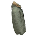 MIL-TEC Brand U.S. Military style aviator parka N3B faux fur hooded olive NEW