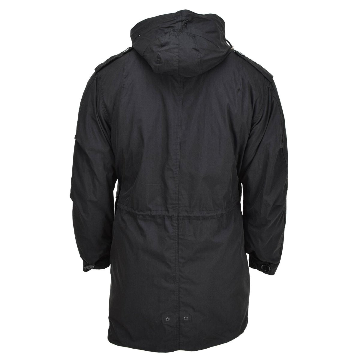 MIL-TEC Brand U.S. Military style parka M51 shell hooded quilted liner black NEW