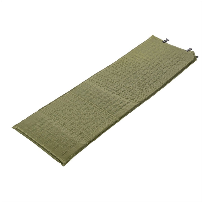 MIL-TEC Camping Sleeping Pad 186cm Self Inflatable Thermo Waffle Mattress