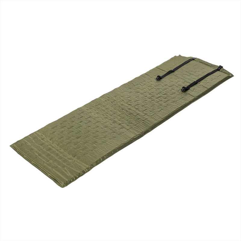 MIL-TEC Camping Sleeping Pad 186cm Self Inflatable Thermo Waffle Mattress