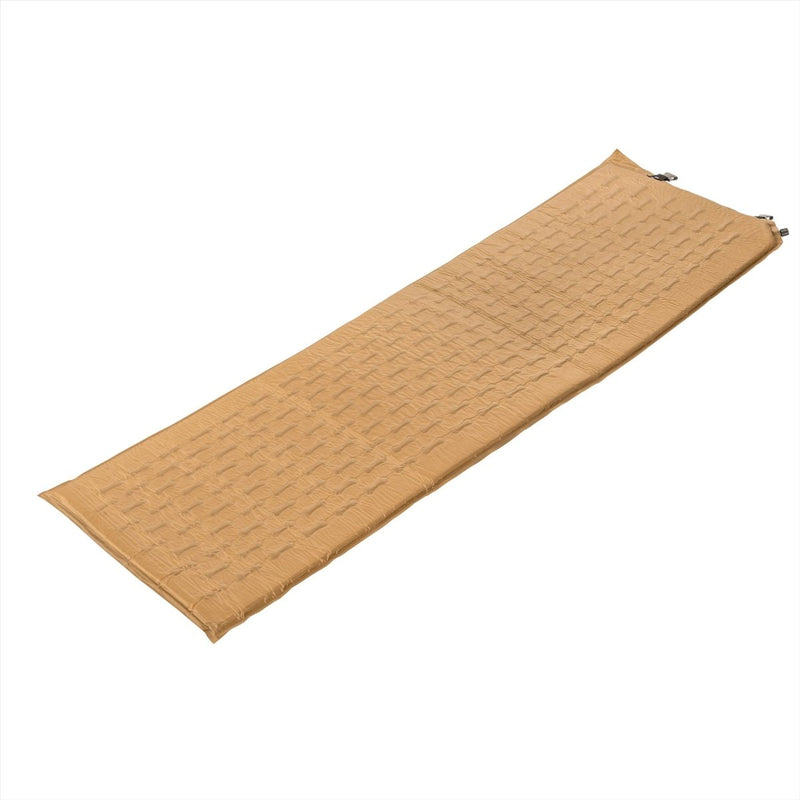 MIL-TEC Camping Sleeping Pad 186cm Self Inflatable Thermo Waffle Mattress