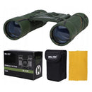 MIL-TEC Collapsible Binoculars 10x25 Clear View Protective Nylon Bag Camo