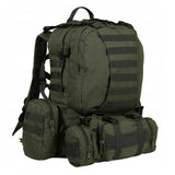 MIL-TEC DEFENSE ASSEMBLY PACK tactical backpack detachable belt rucksack olive