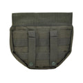 MIL-TEC Dropdown pouch molle type small tactical utility bag front panel olive