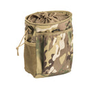 MIL-TEC camouflage empty mag shell pouch with MOLLE system, durable pouch for secure magazine storage and easy gear attachment