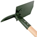 MIL-TEC Foldable Shovel 63cm Length Steel Blade Wood Handle Cover Included