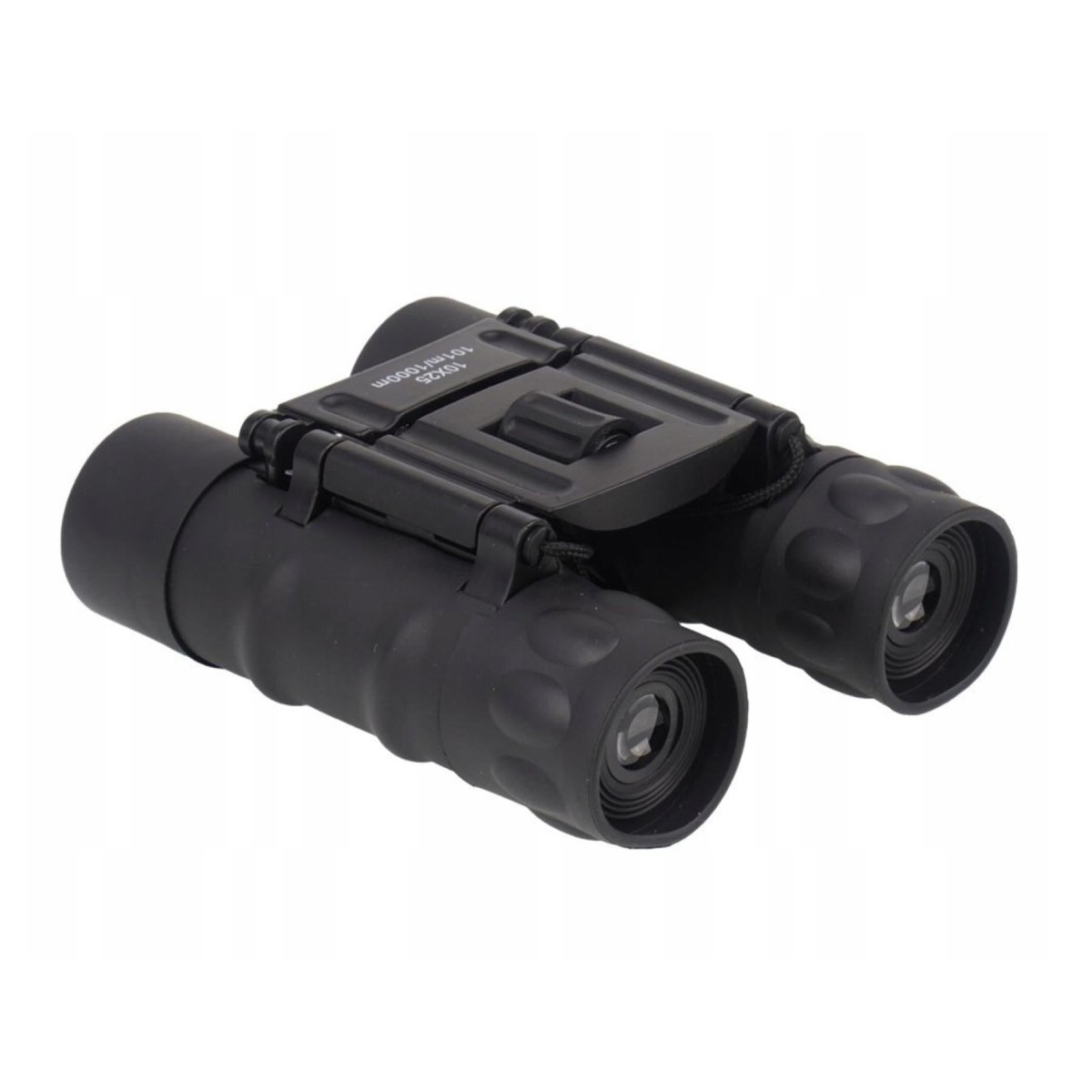MIL-TEC Gen II Collapsible Binoculars 10x25 Diopter Fine Tuning Pouch Black