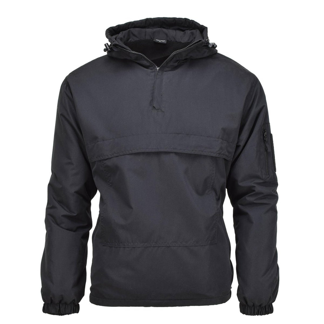 MIL-TEC German Military jacket combat windproof hooded fleece lined black NEW