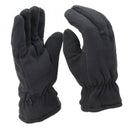 Black Mil-Tec men's fleece gloves with Thinsulate lining designed for warmth and durability in cold weather.