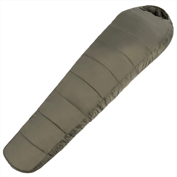 MIL-TEC MUMMY Sleeping Bag 230cm Warm 3D Hollowfibre Compression Bag Olive