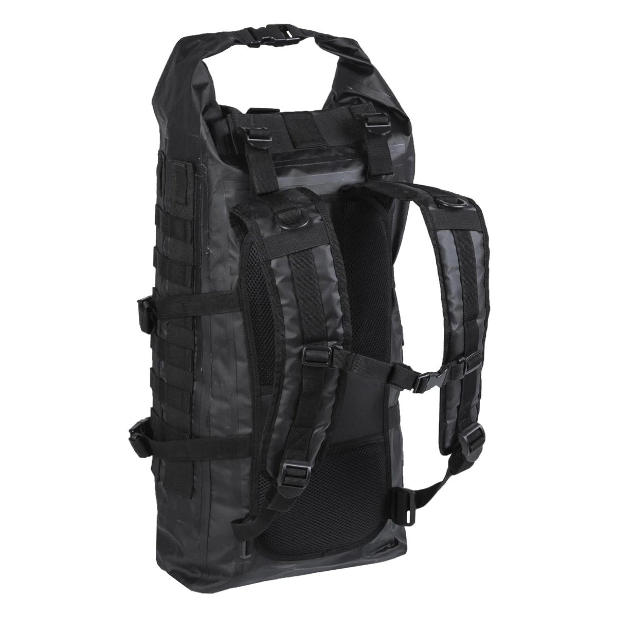 MIL-TEC SEALS DRY-BAG tactical backpack roll-up rucksack waterproof 35L black