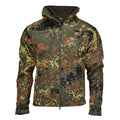 MIL-TEC Softshell jacket SCU 14 German flecktran camo outdoor hiking outerwear