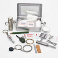 Mil-Tec Survival Kit Aluminum Box Emergency Outdoor Camping Hiking Gear
