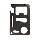 MIL - TEC Survival Tool Stainless Steel Outdoor Multi Tool Pouch Included Black - GoMilitar