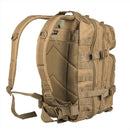 MIL-TEC US ASSAULT 20L Backpack Ergonomic Padded Shoulder Straps Coyote
