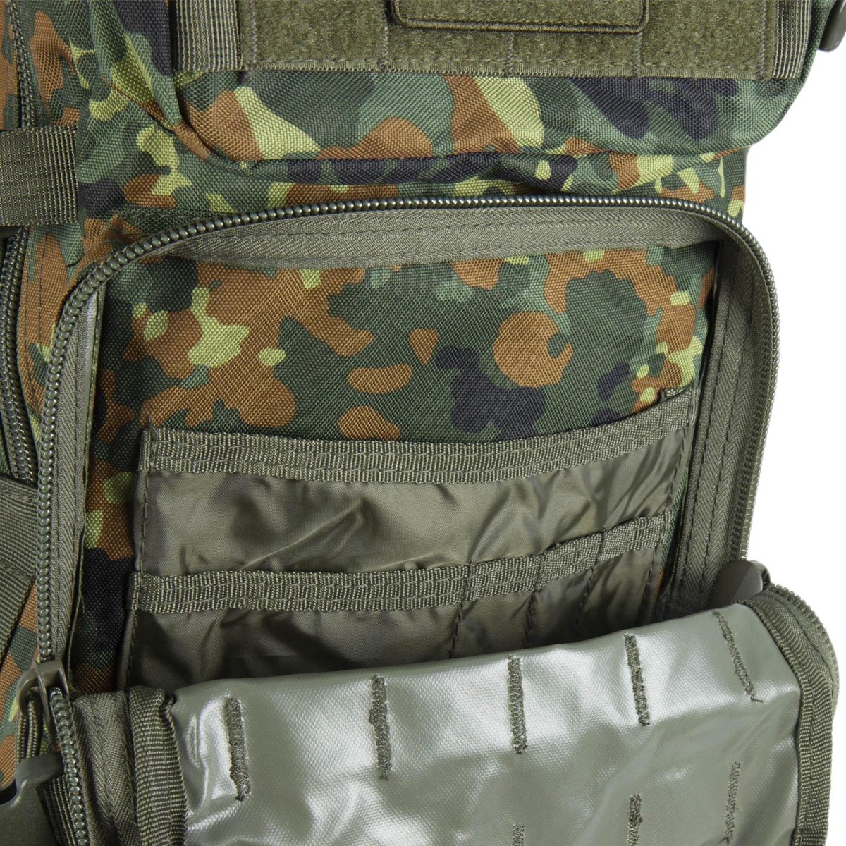 MIL-TEC U.S. Assault trekking rucksack large 36L backpack flecktarn daypack bag