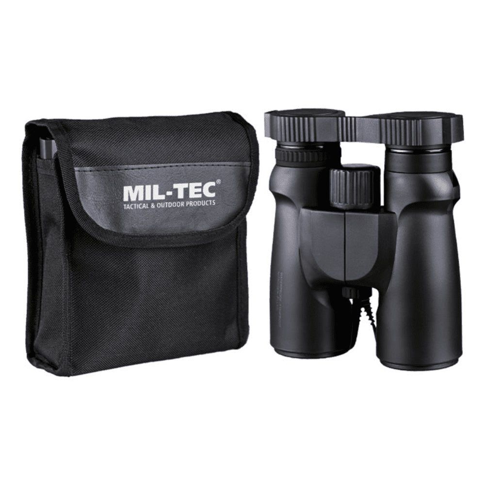Mil-Tec Waterproof Binoculars 8x42 Black Outdoor Hunting Hiking Optics