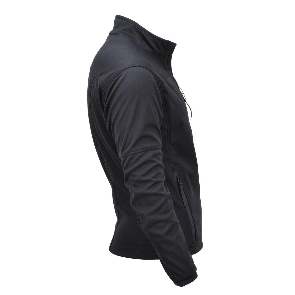 Military style windstopper jacket windproof gore-tex membrane waterproof black