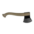 MORAKNIV Lightweight bushcraft axe with boron steel blade and leather sheath for outdoor use and camping tasks.