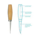 MORAKNIV Woodcarving 106 woodwork tool carbon steel craftsmen carving knife