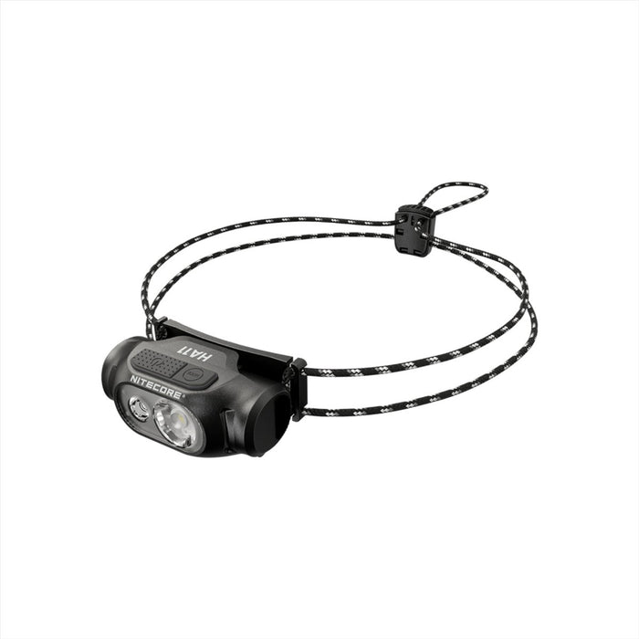 Nitecore HA11 Headlight Lightweight 240 Lumens IP66 LED Head Torch Black - GoMilitar
