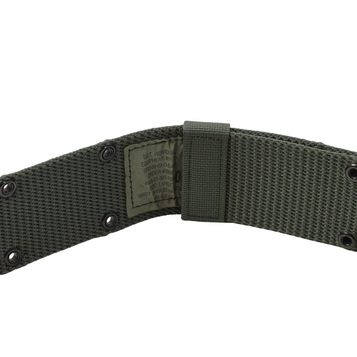Original U.S. Military Pistol Belt LC2 Hole Coupling Tactical Nylon Olive