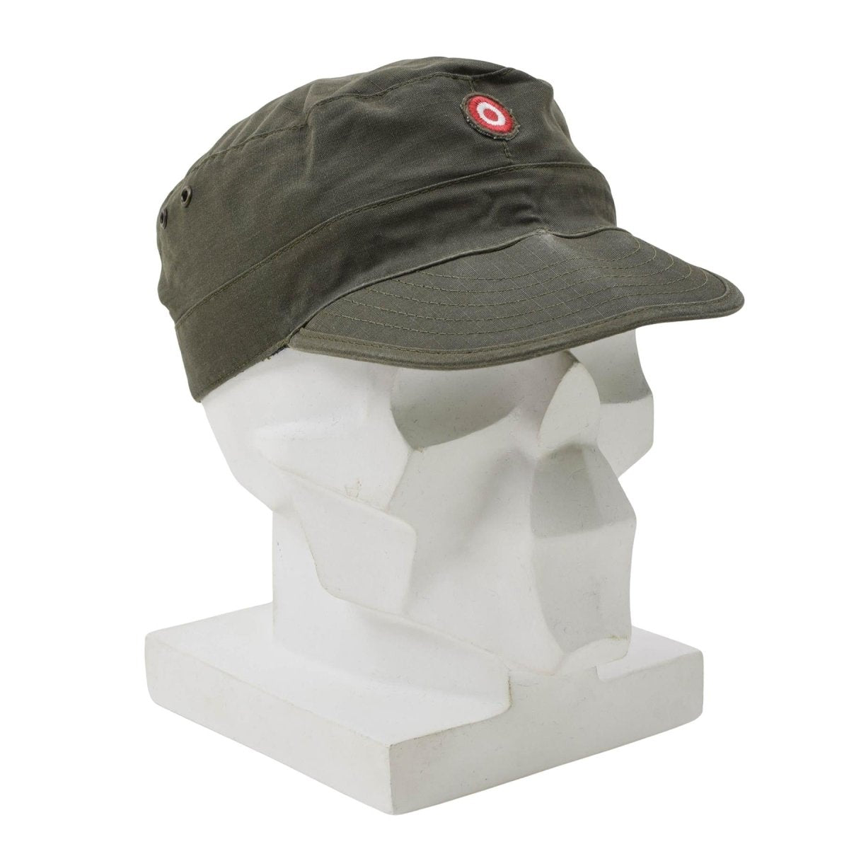 Original Austrian Army KAZ03 Combat Cap Ripstop Military Issued Olive Used